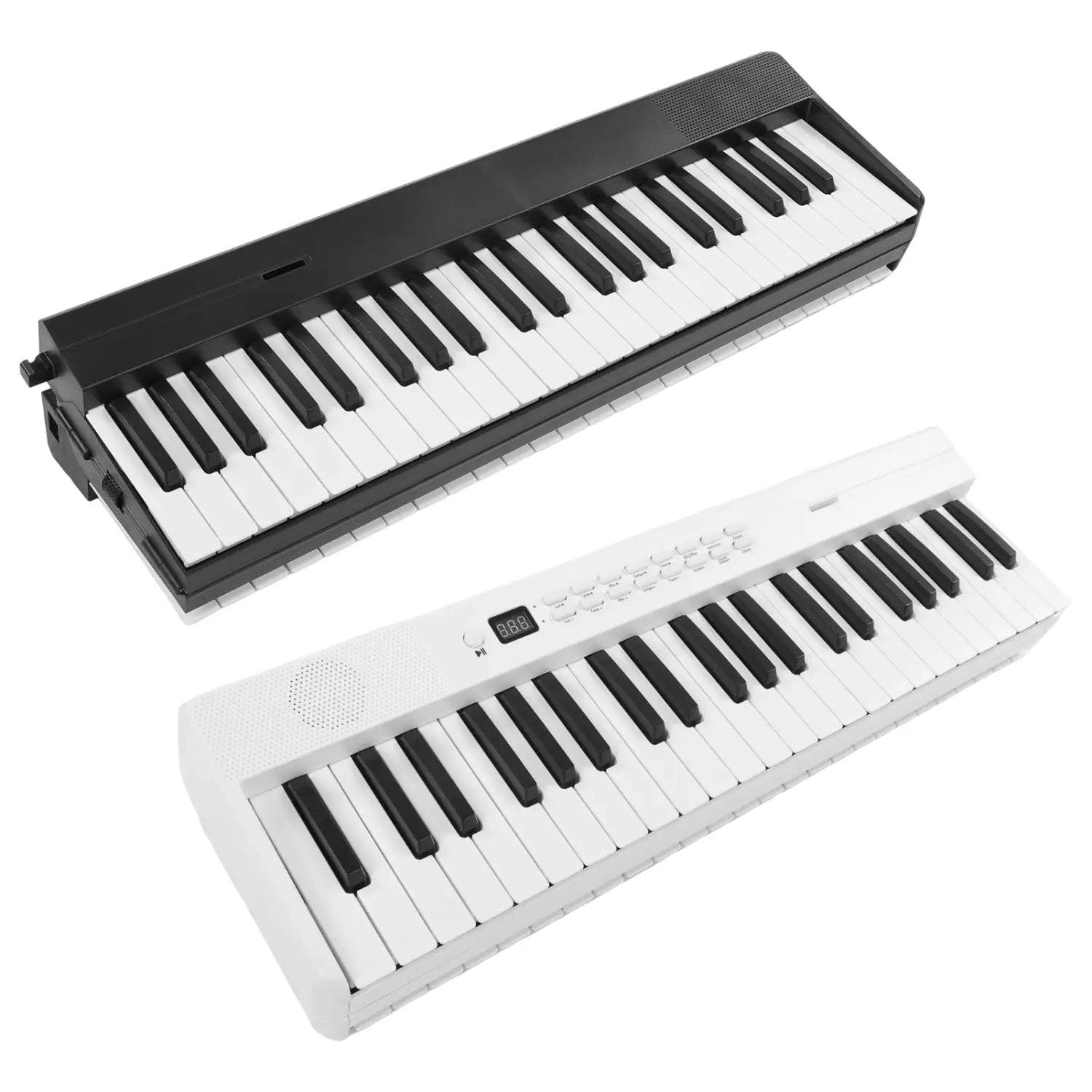 88-Key Foldable Electronic Piano Portable Electric Keyboard MIDI USB BT with Music Stand/Piano Bag/Sustain Pedal for Beginners
