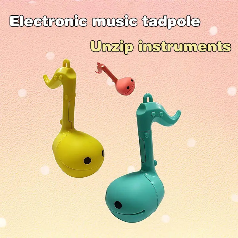 。Soothing Relaxing Musical Instruments Cute Musical Notes Otamatone Mini Electronic Music Creative Sound-producing Musical Toys