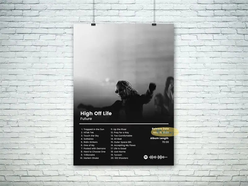 50 Cent American Hit Pop Hip Hop Rapper Music Poster Album Cover Pictures Living Room Aesthetic Canvas Print Home Wall Art Decor