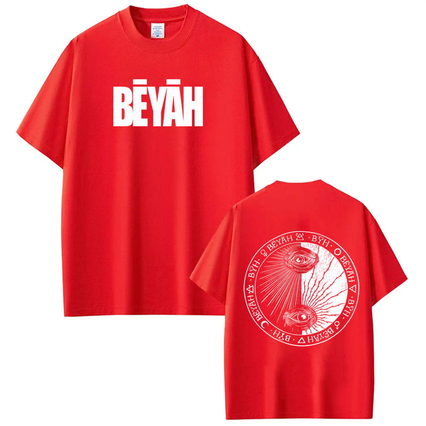 Rapper Damso Beyah Tour 2026 Print Men Women Hip-hop T-shirts Summer Short-sleeved Loose Casual Gothic Punk Cotton T-shirts