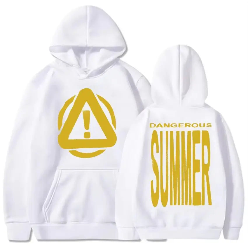 DANGEROUS SUMMER WARNING Fashion Print Hoodie Yeat Singer Neutral Winter Hoodie HipHop Streetwear Cotton Men Women Autumn Hoodie