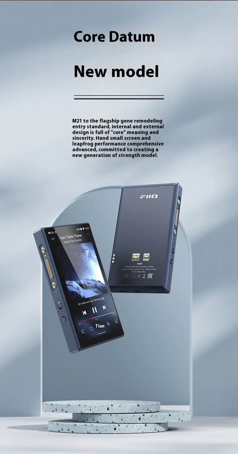 NEW Fiio M21 Portable MP3 Player Hi-Res HIFI High Sound Quality Music Player Long Battery Life support Bluetooth WiFi Customize