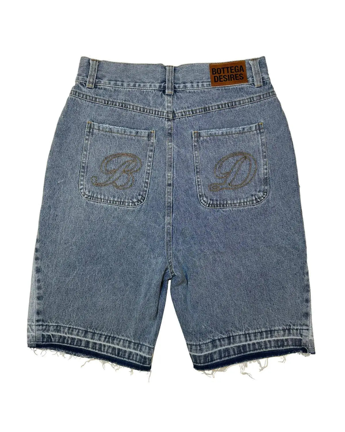 American Style Harajuku Retro Denim Shorts with Letter Embroidery Oversized Jeans Men Y2k Loose Casual Versatile Shorts Woman