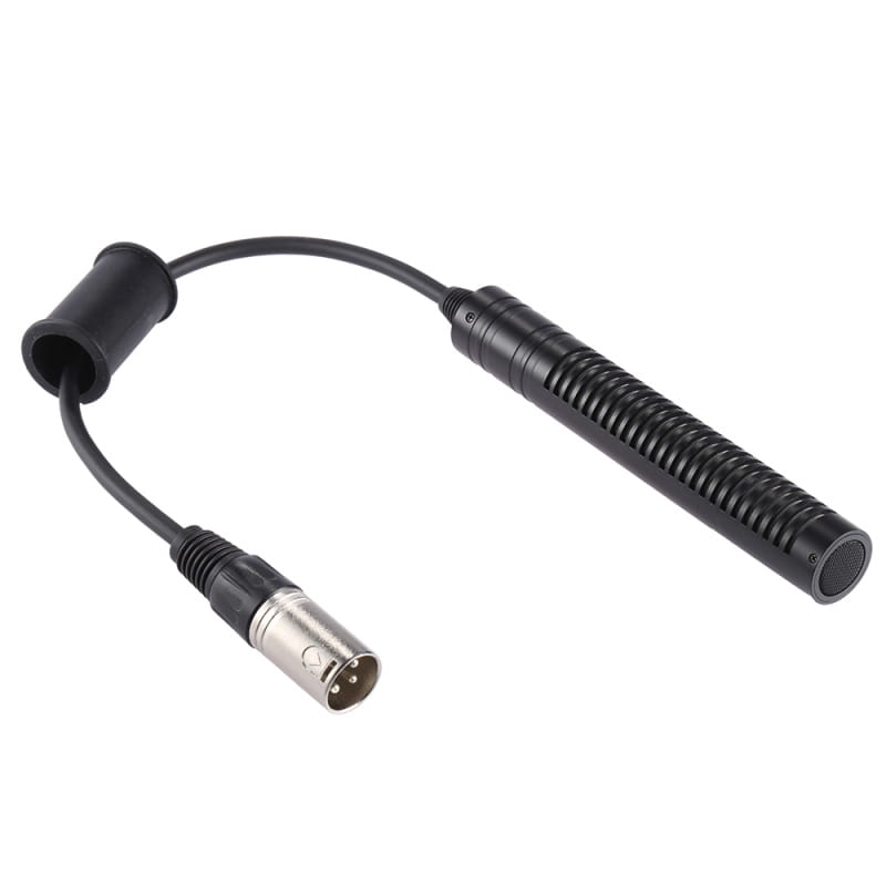 Video Recording Microphone Interview Stereo Condenser Unidirectional Mic for Sony Panosonic Camcorders--XLR Interface