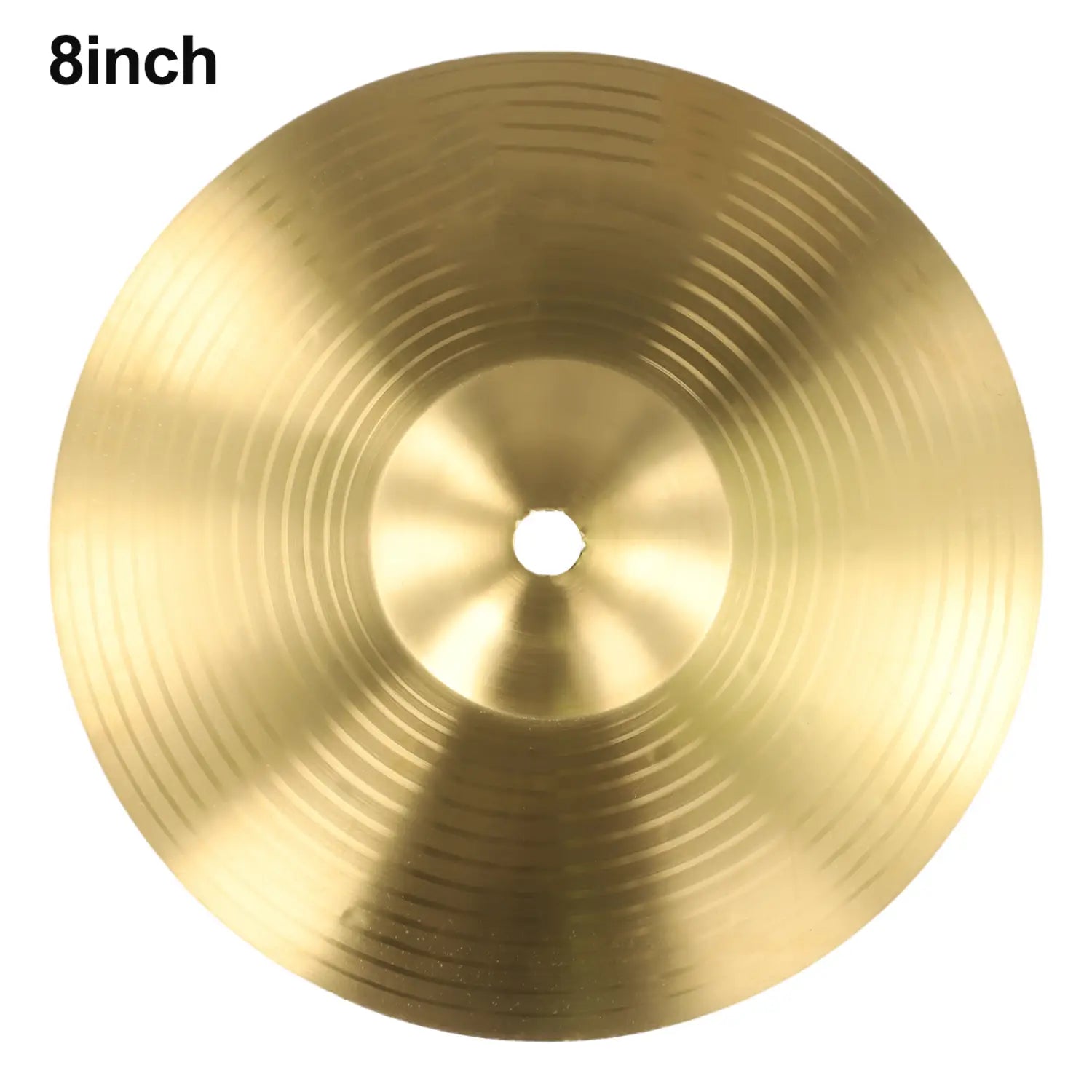 8 10 Inch Drum Brass Cymbals Percussion Splash Crash Hi-Hat For Jazz Drum Crash Cymbal Musical Instrument Parts Drum Cymbal