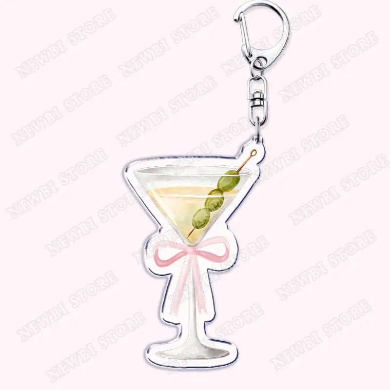 Aesthetic Coquette Pink Keychains for Womens Accessories Ribbon Hot Girl Book Club Bow Flowers Keyrings Friends Lovers Gifts