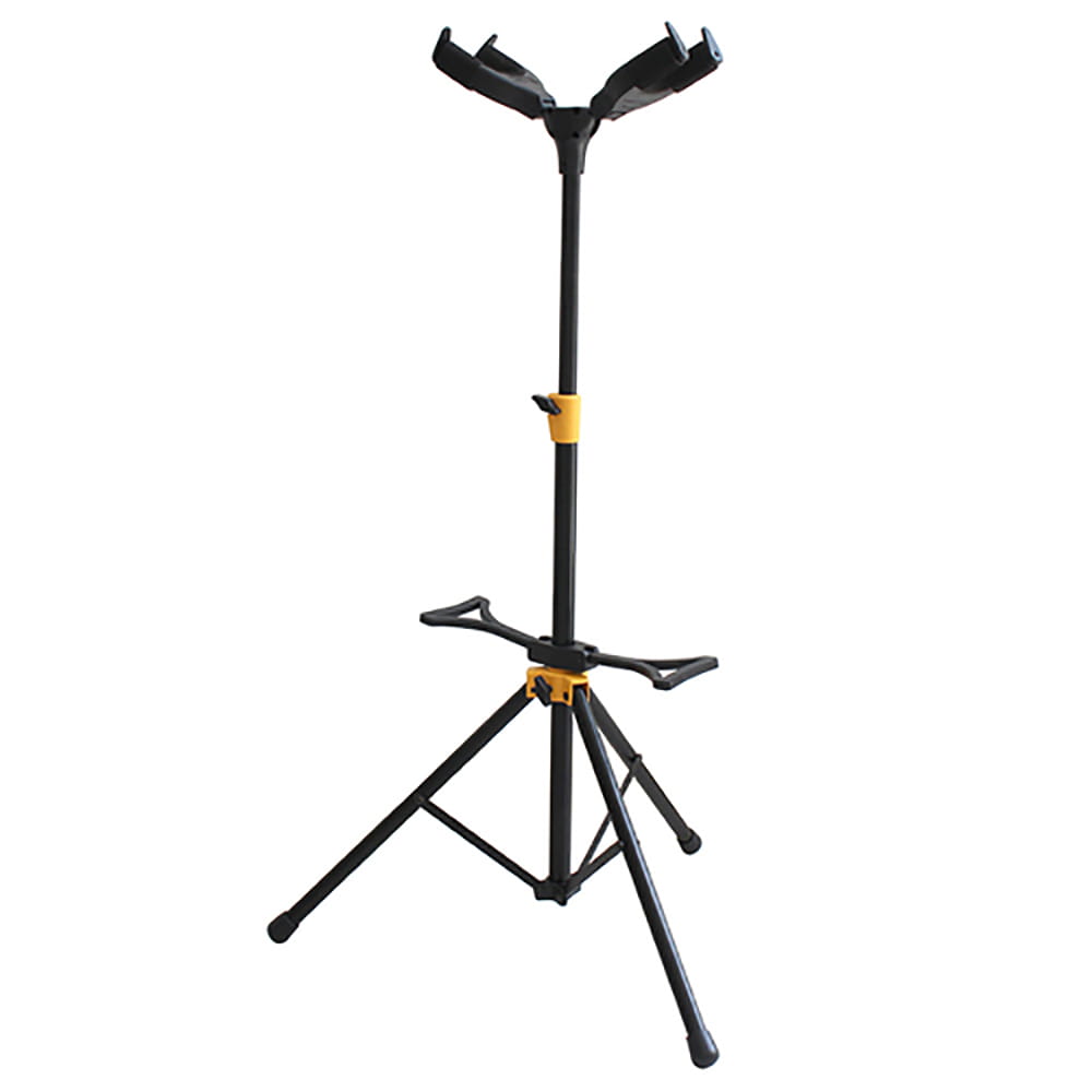Flanger FL-08D Guitar Stand Dual Head Metal Upright Stand for Electric Guitar Bass Violin Banjo Mandolin Guitar Accessories