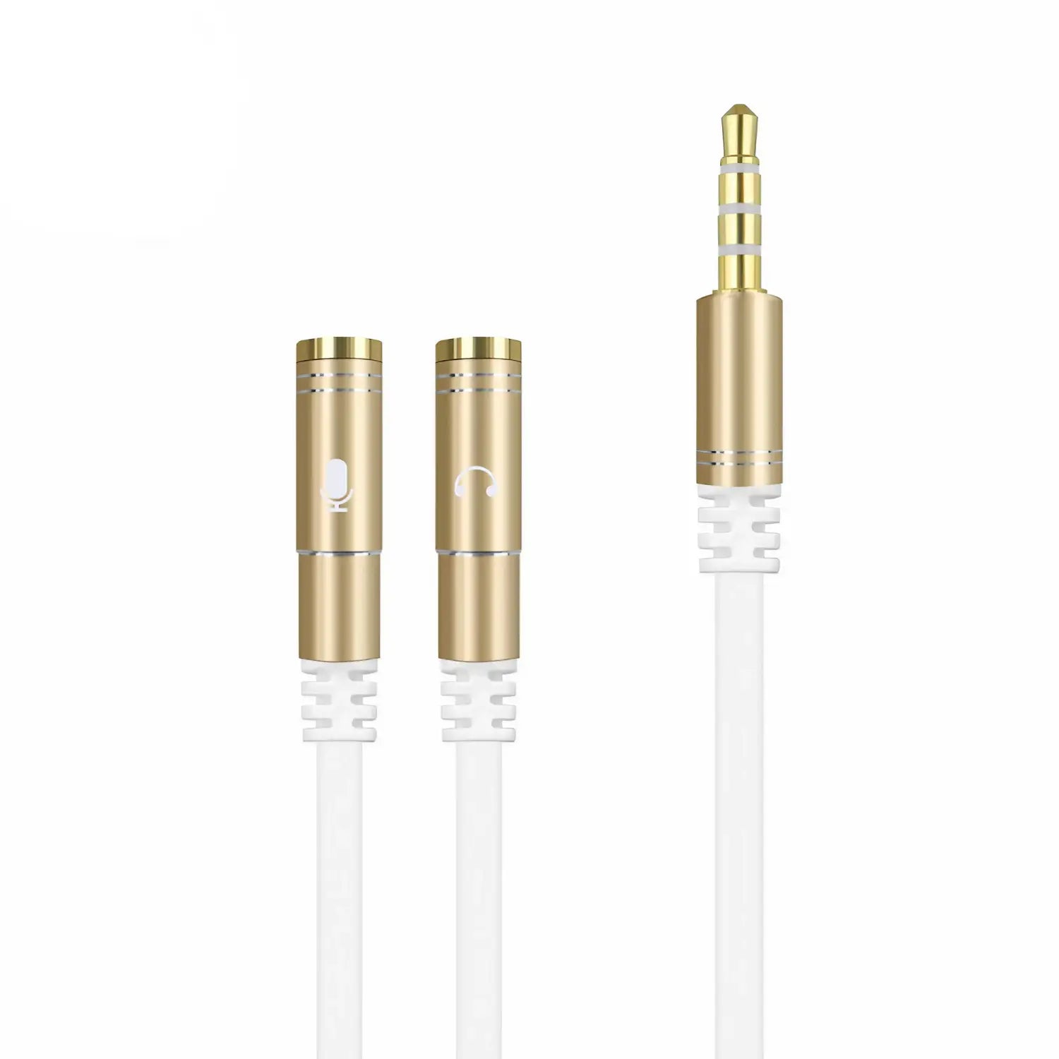 3.5mm Audio Splitter Cable for Computer Laptop Jack 3.5 mm 1 Male To 2 Female Microphone Headphone Y Splitter AUX Cable