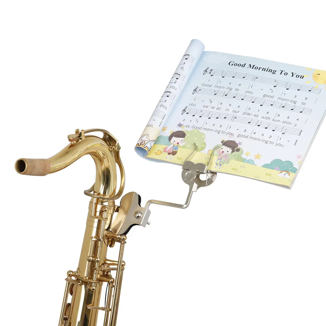 IRIN Music Stand Clarinet Trumpet Flute Winds Saxophone Baritone Portable Marching Sheet Music Stands Musical Instruments Parts