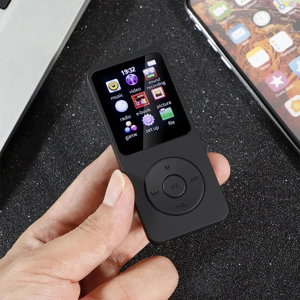Type-C Port MP3 Bluetooth Player Fast Charging 5.4 Bluetooth Version Running Fitness Exercise Walkman Scalable Memory Card