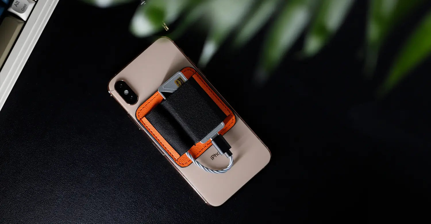 SHANLING USB Dongles DAC AMP Pouch with Magnetic Elastic Bands for UA4 UA3 UA2 UA1 with ios Android Phones