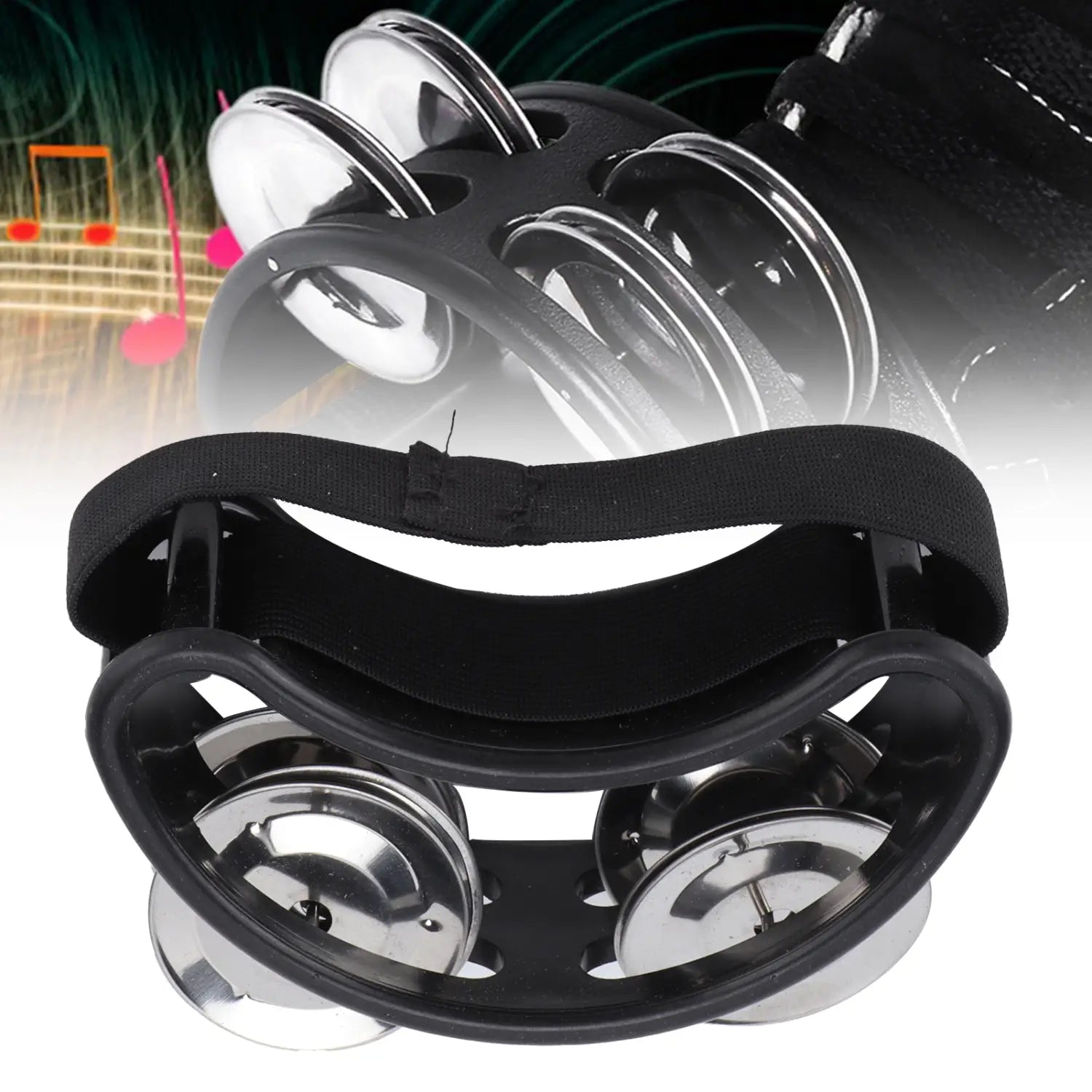 Foot Shaker Foot Shaker Percussion Foot Tambourine Shaker Percussion Drum Set Metal Jingle Musical Instrument Accessories