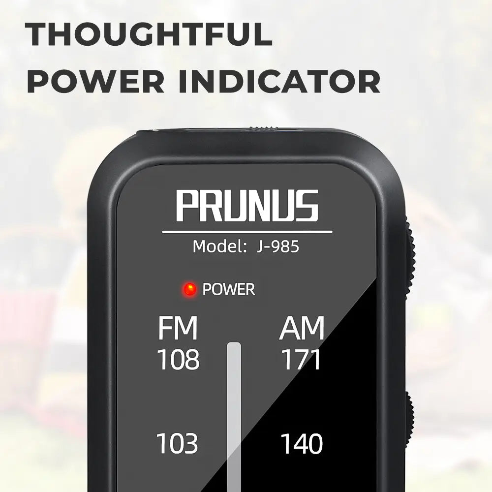 PRUNUS Pocket Radio Mini walkman AM FM Radio Hand Stereo Portable Radios Portable Music Playe AAA Batteries with Headphones