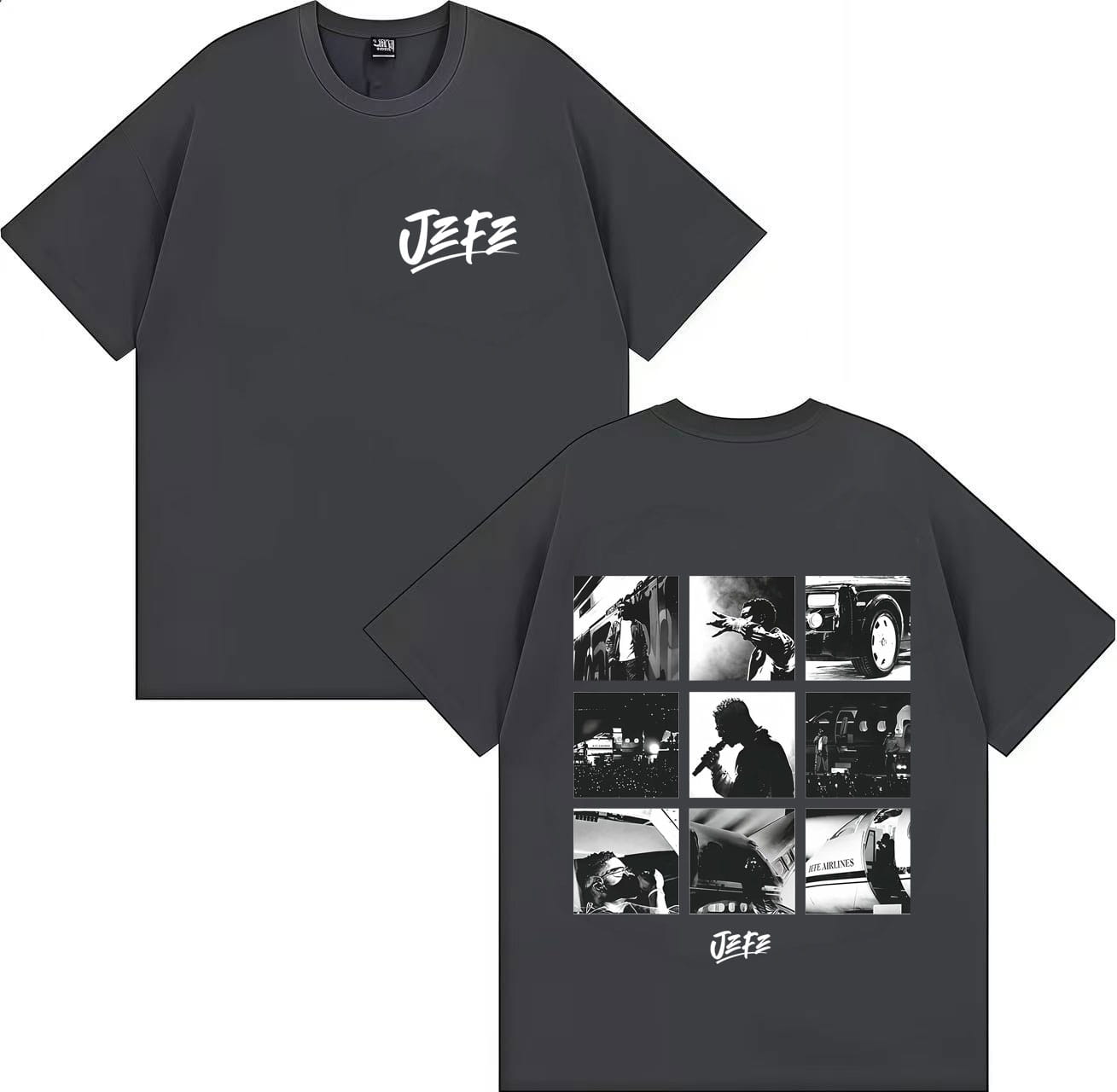 Hot Sale Rapper Ninho Jefe Harajuku Tshirt Men Women Hip Hop Fashion Summer Casual Short Sleeve Cotton Y2K T Shirt Tops Teenager
