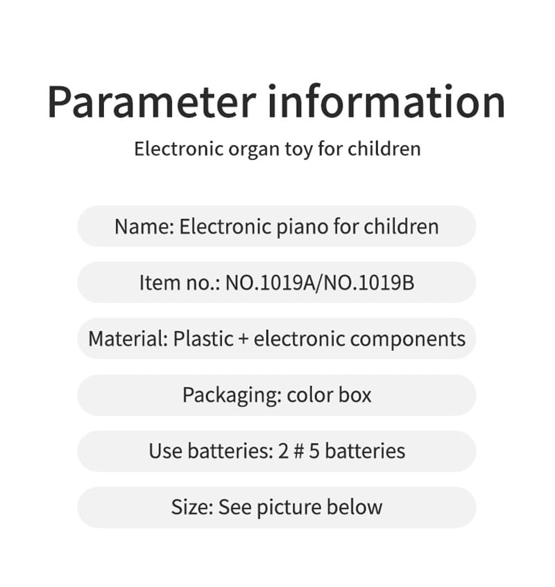 13 Keys Piano Musical Toy Sound Keyborad Electic Music Instrument Developmental Early Educational Toys For Kids Children Gifts