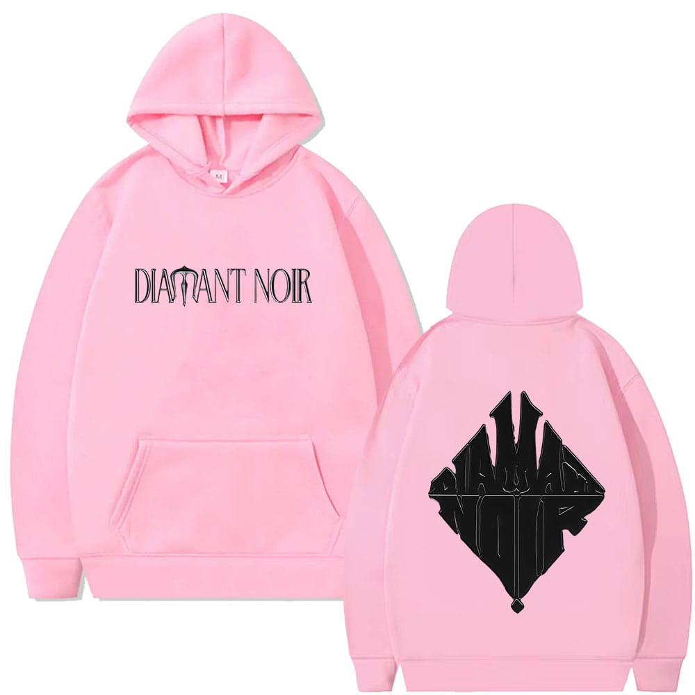 Rapper WeRenoi Diamant Noir Graphic Hoodie Men Women Hip Hop Fashion Pop Music Streetwear Male Casual Vintage Oversized Hoodies