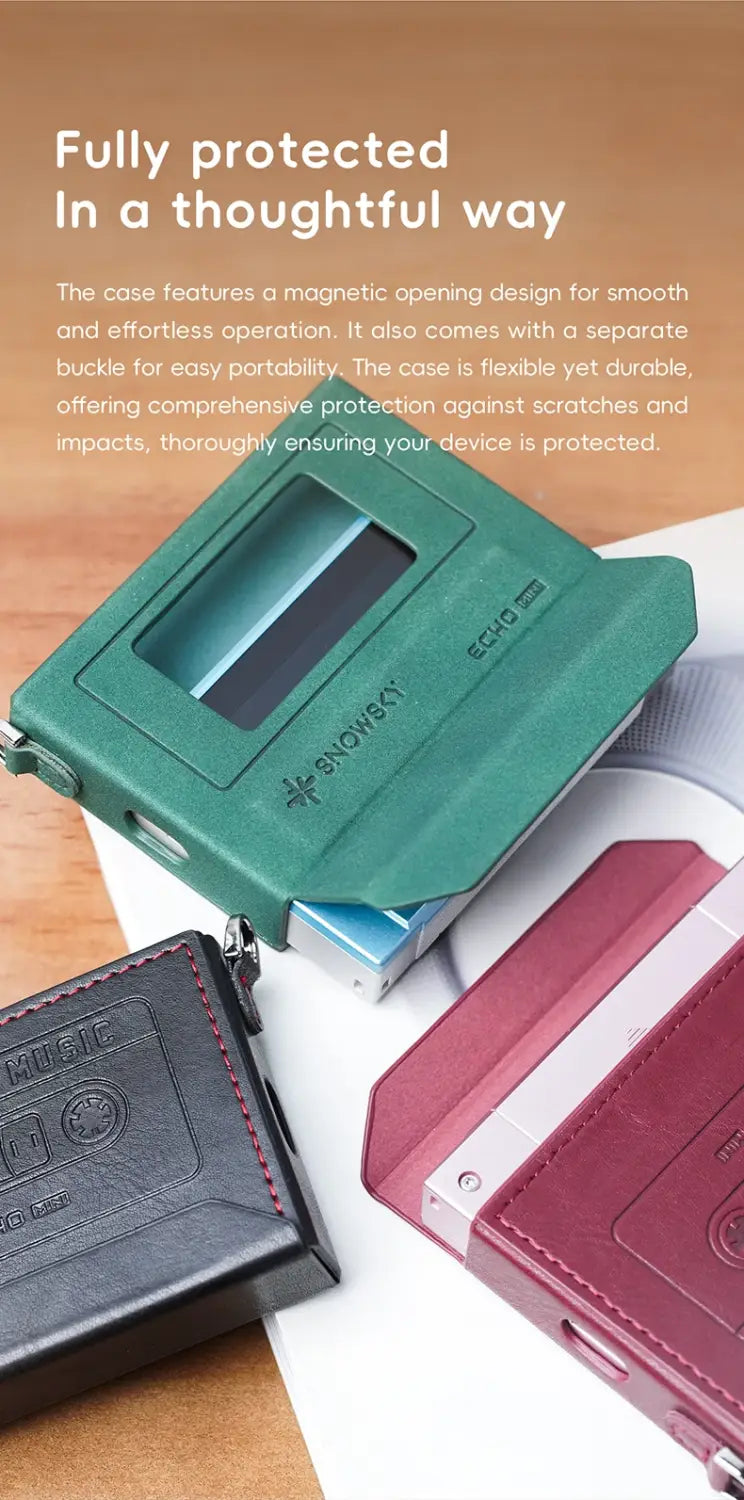 FiiO SNOWSKY SK-ECHO MINI Leather Case for ECHO MINI Music Player (not compatible with ECHO)