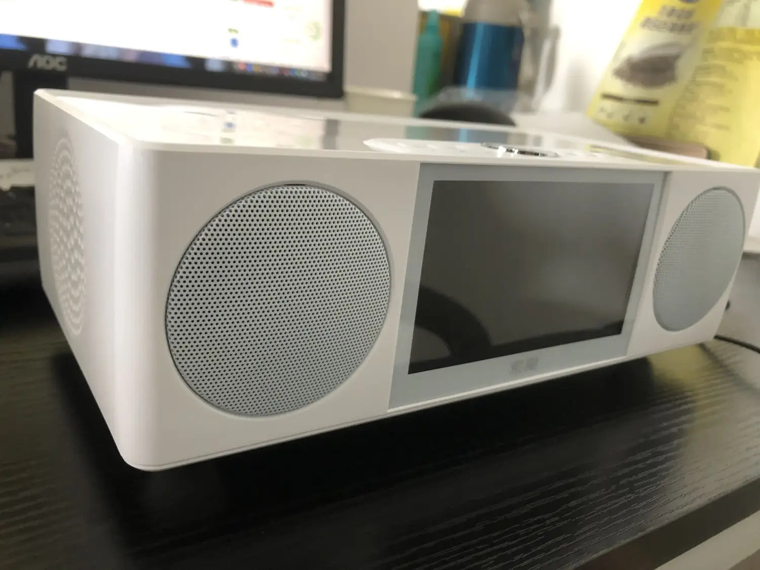 Video Bluetooth speaker Home Theater K-Song Record Sound Music System with AUX USB TF Alarm Clock Fm Radio LED Display 8000 mAh