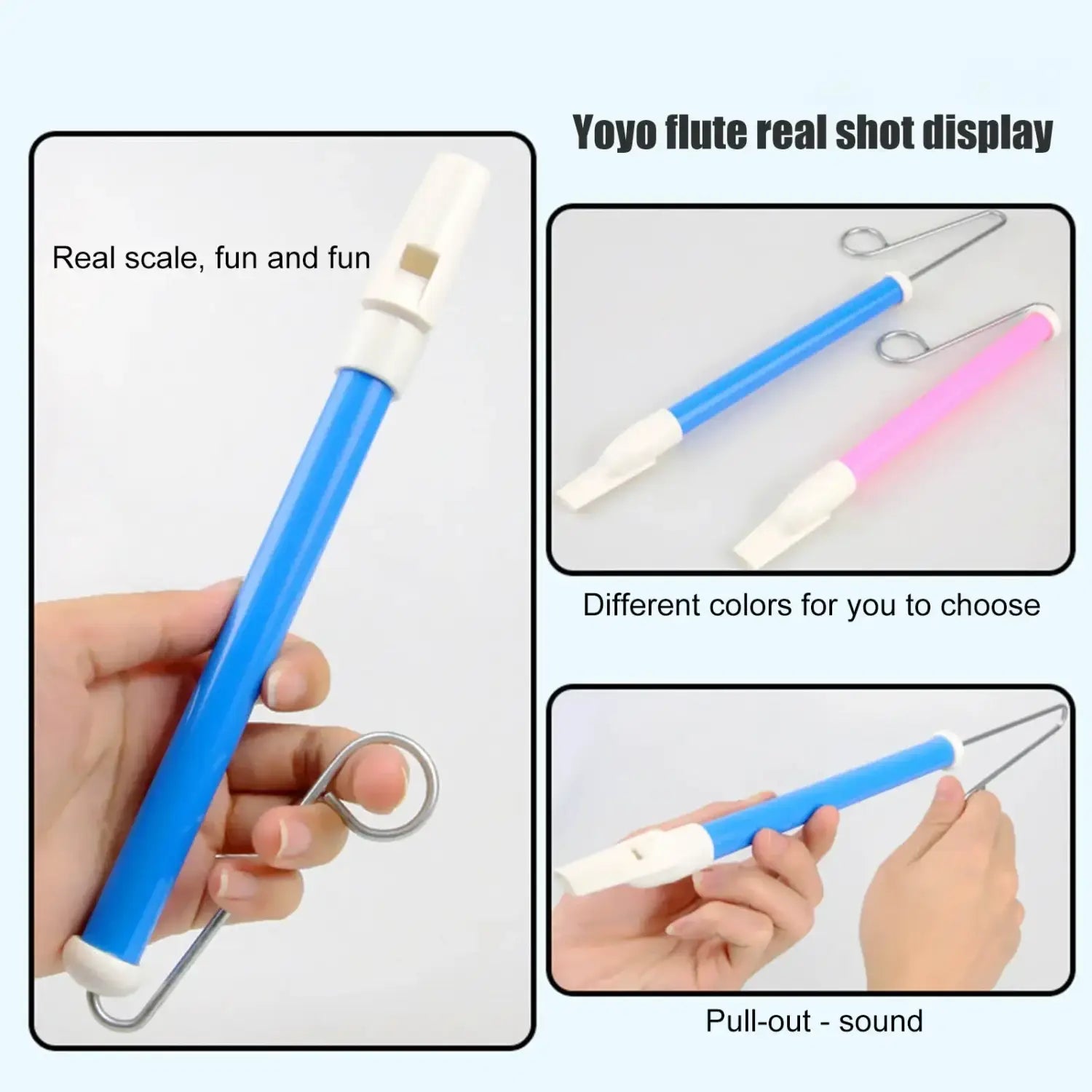 1PCS instrument: slide flute play flute children’s classic music fun gifts piccolo