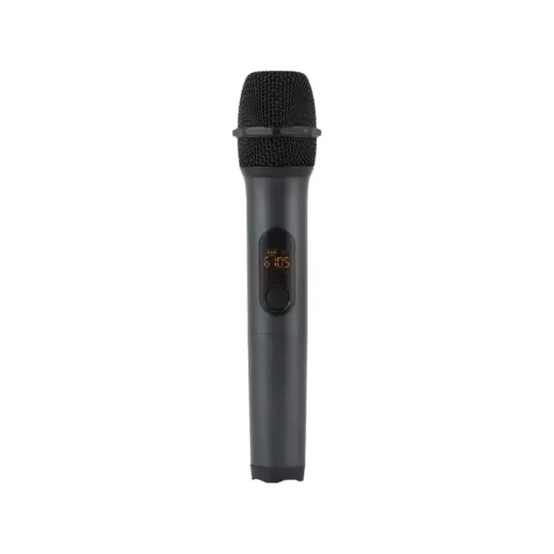 Wireless Microphone UHF 2 Channel Karaoke System With Rechargeable Receiver Cordless Handheld Mic For Church Party Speaker