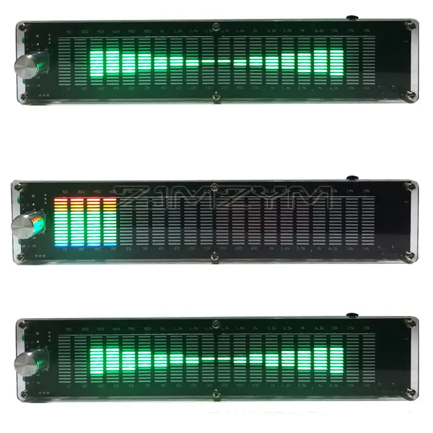 Music Spectrum Dynamic Level Indicator Multi Mode DSP Equalizer EQ Voice Control DC7-24V