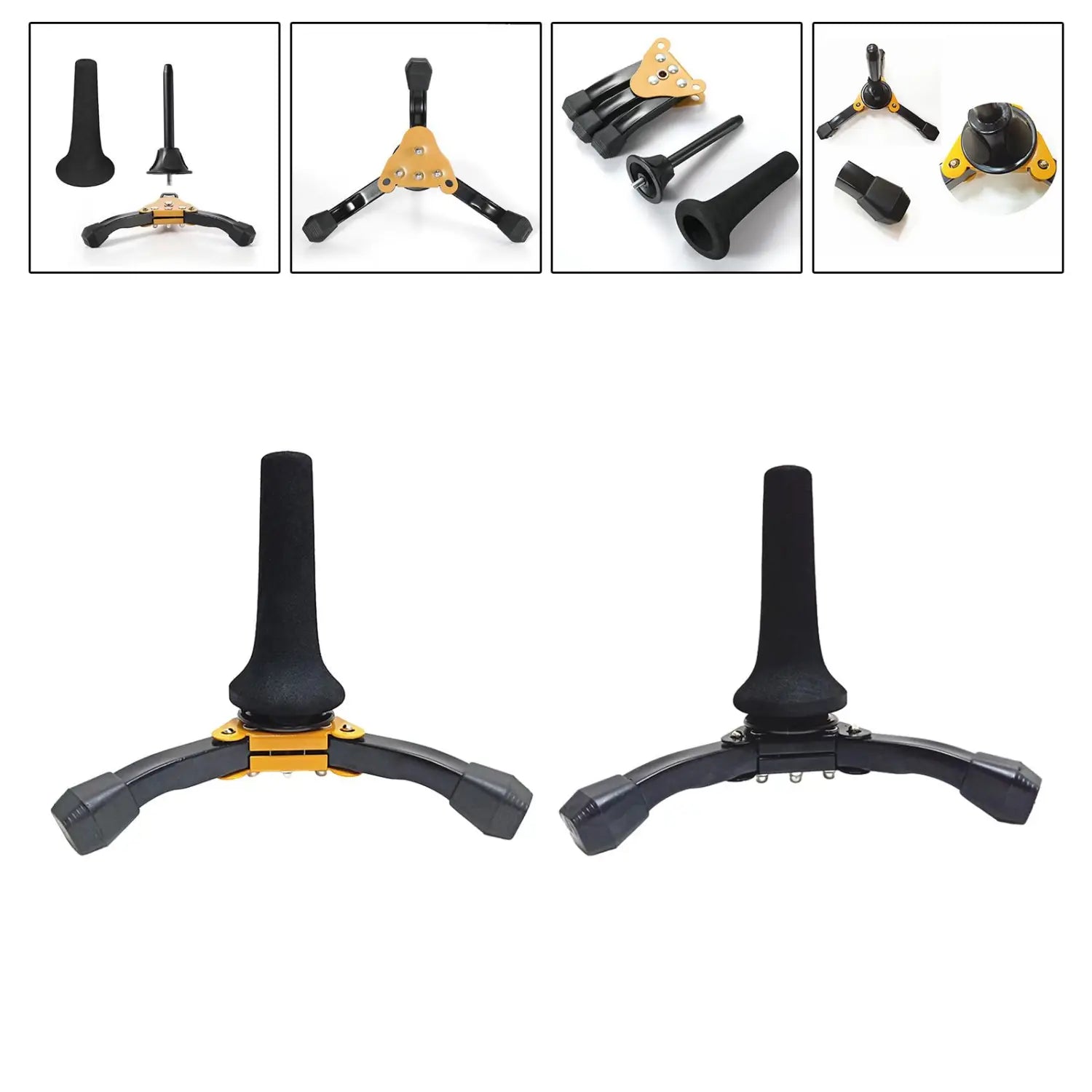 Trumpet Stand Oboe Stand Holder Instrument Accessory Oboe Foldable Lightweight Soprano Saxophone Stand Clarinet Stand Bracket