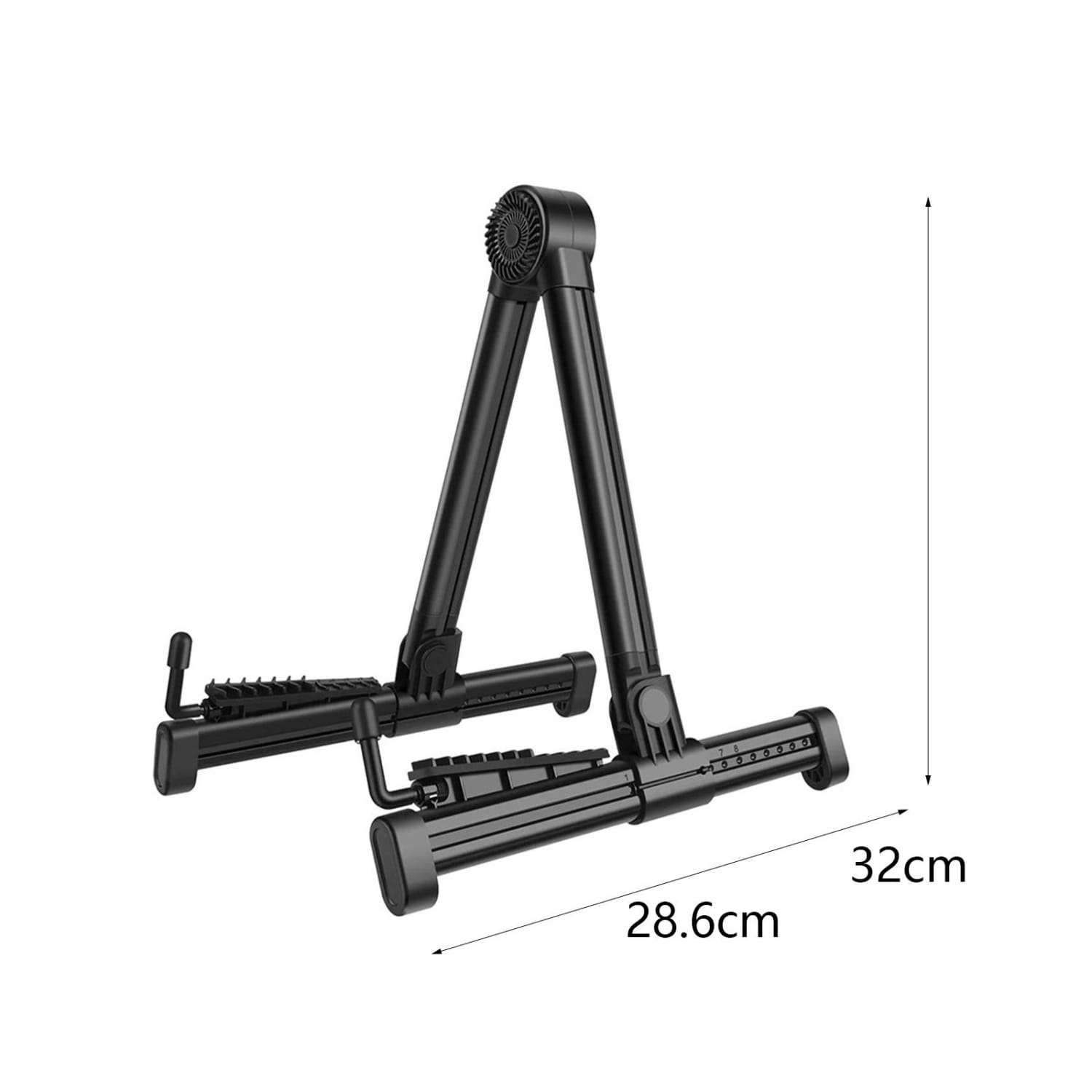 Universal Electric Guitar Stand Folding Retractable Folding Instrument Stand for Acoustic Guitar Ukulele Electric Guitar Banjo
