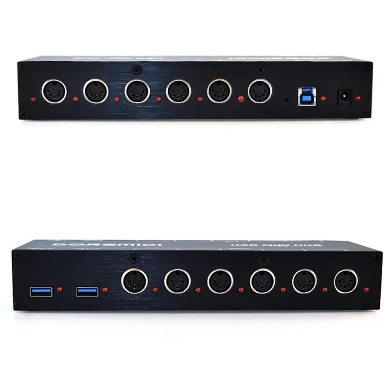 DOREMiDi HUB-8 6x6 MIDI Interface Host x2 MIDI Hub Box 96 Channels