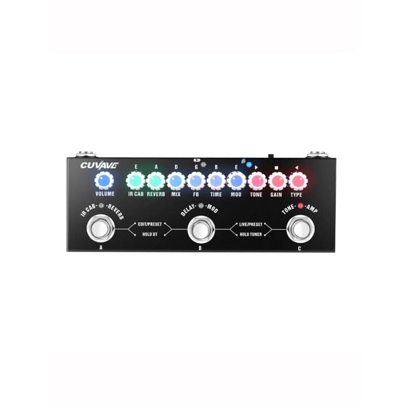 CUVAVE CUBE BABY Multifunctional Electric Guitar Combined Effect Pedal with Wireless Music Playback Phone Recording Audio