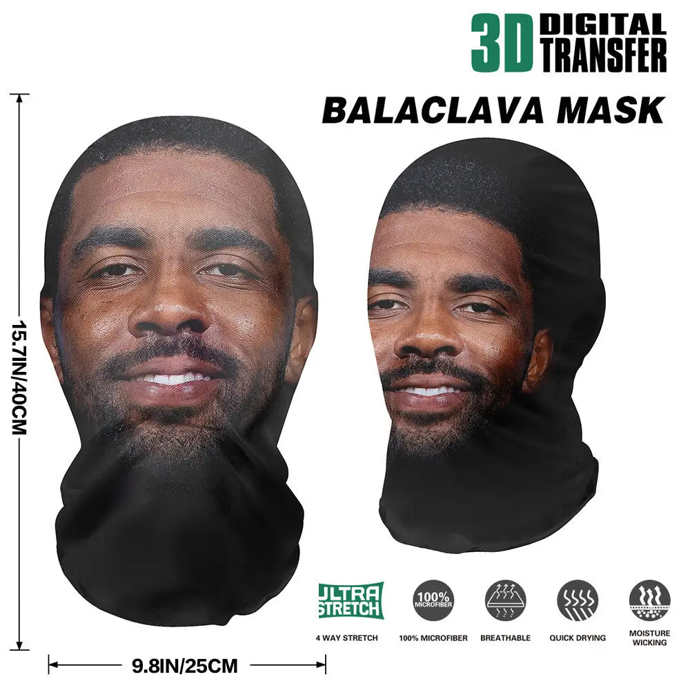 3D Printed Puff Daddy Mask Elastic Mesh Full Face Mask for Men Women Cosplay Headwear HipHop Fashion Balaclava Hood Hat Headgear