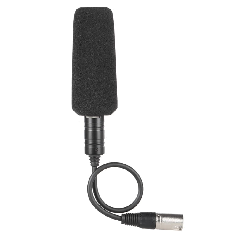 Video Recording Microphone Interview Stereo Condenser Unidirectional Mic for Sony Panosonic Camcorders--XLR Interface