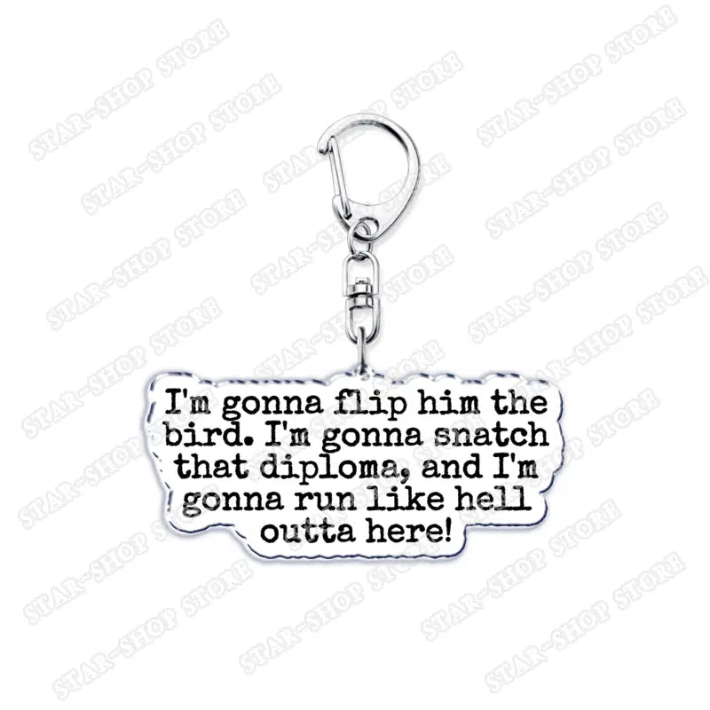 Hot TV Show Elements Keychain Accessories Bag Stuck in The Upside Down Will Byers Eleven Mike Jim Keyrings Jewelry Fans Gifts