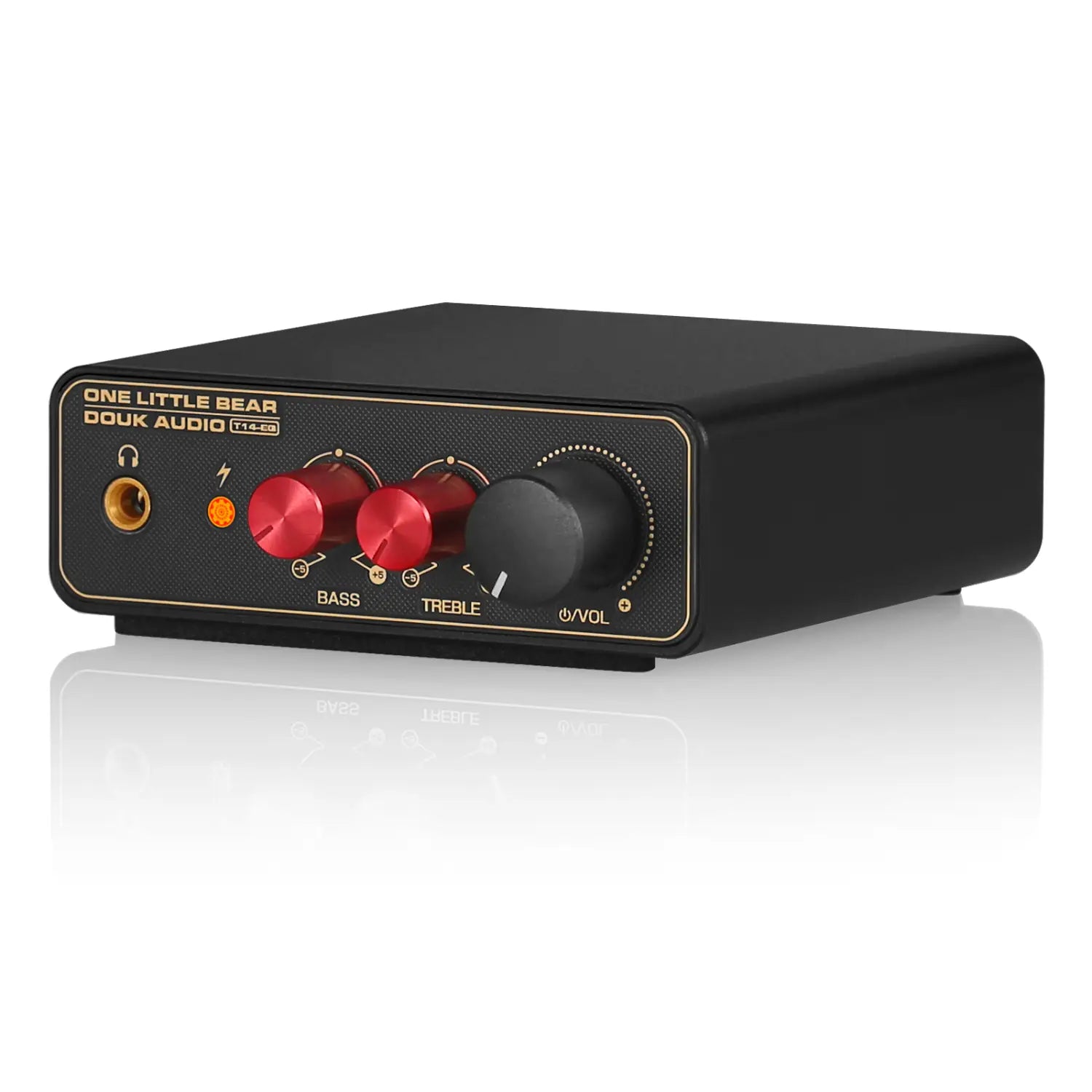 Douk Audio T14-EQ Stereo RIAA MM/MC Phono Stage Preamp Home Turntables Preamplifier with 3.5mm Headphone Amp