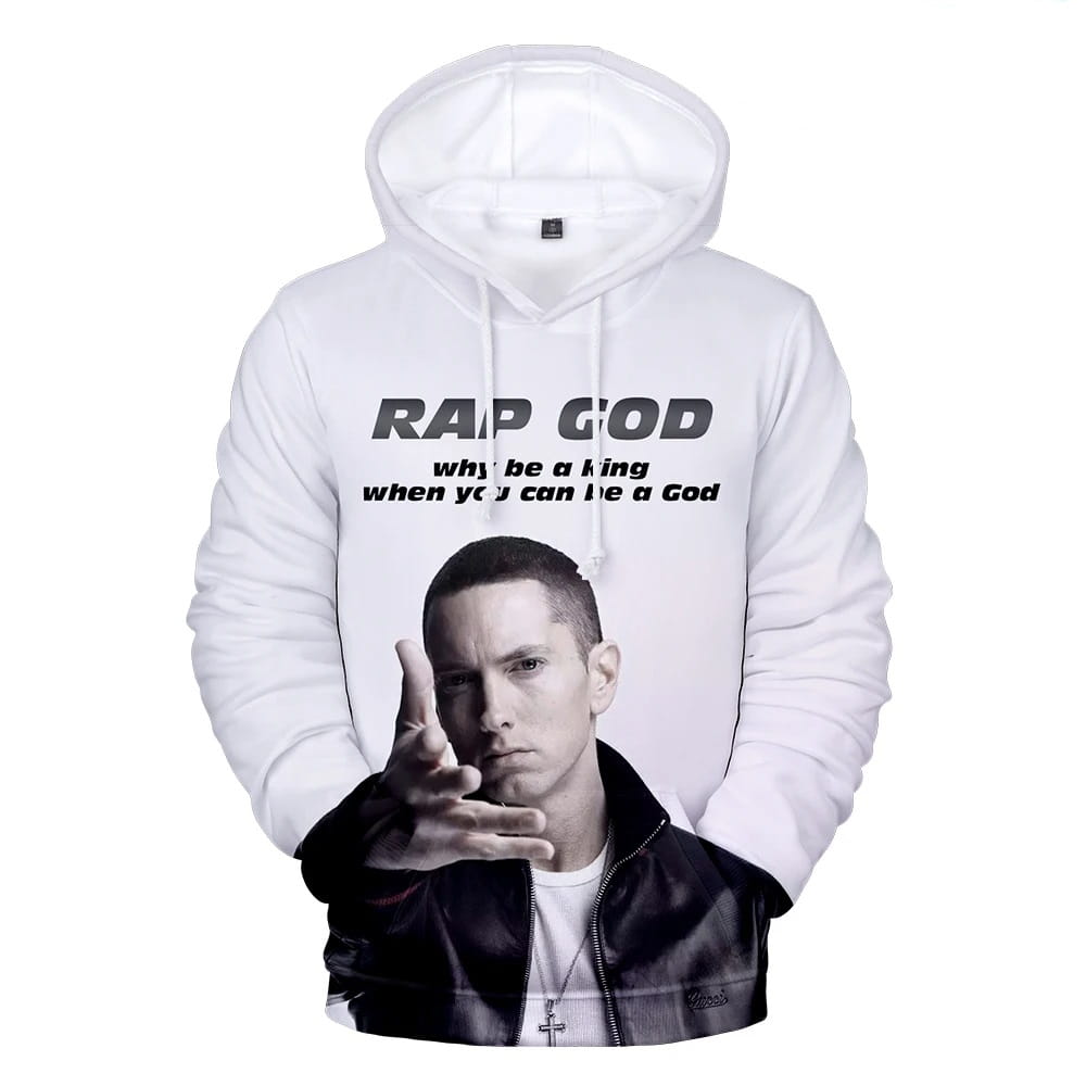 Rapper 3D Printed Eminem Hoodies Hip Hop Long Sleeve Sweatshirts Men Women Hoodie Autumn Hooded for Fashion Pullovers
