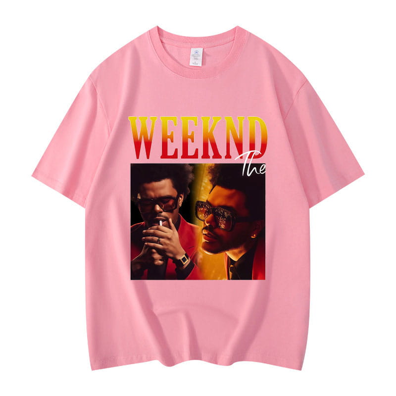Rapper The Weeknd Graphic T Shirts Men Women Clothing Hip Hop Fashion Short Sleeve T Shirt High Quality Cotton Oversized T-shirt