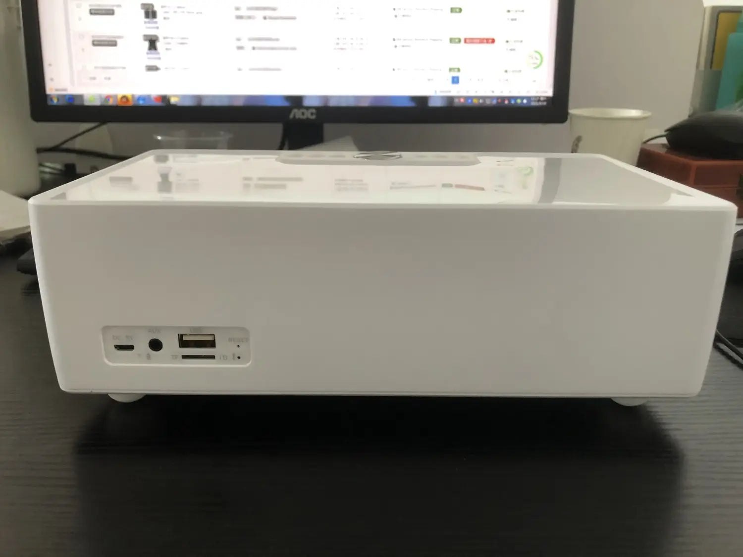 Video Bluetooth speaker Home Theater K-Song Record Sound Music System with AUX USB TF Alarm Clock Fm Radio LED Display 8000 mAh