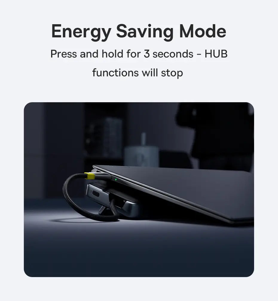 Baseus EH3 12-in-1 USB C Hub HDMI DP 4K 60Hz Triple Display 3.2 for MacBook Laptop PD 100W Type C HUB with Stand Docking Station