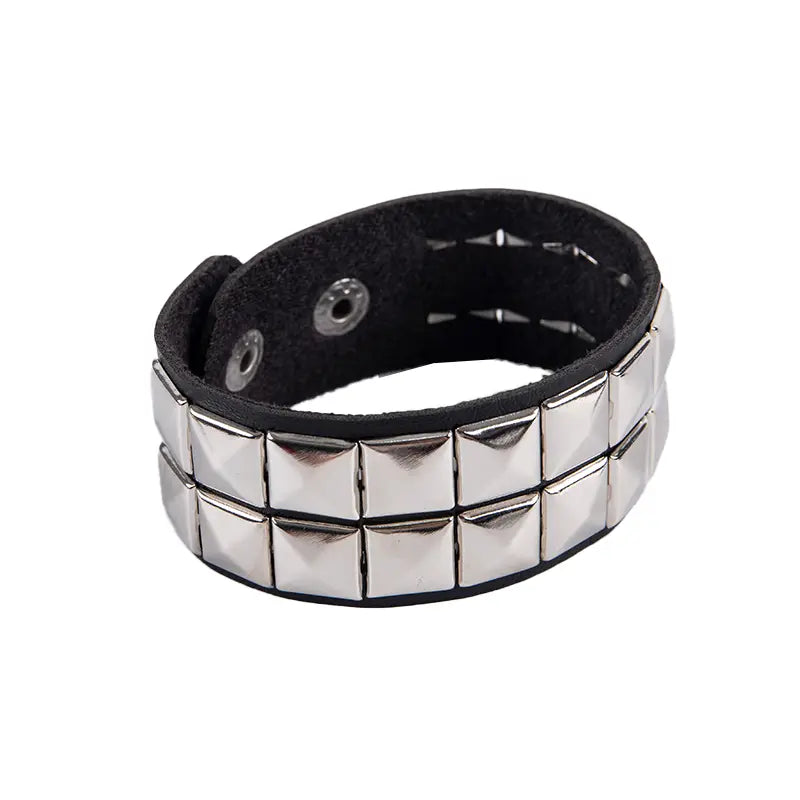 Punk Hip-Hop Gothic Nail Bracelet Rivets Casual Couple Bracelet Party New Year’s Christmas Valentine’s Day Birthday Gift