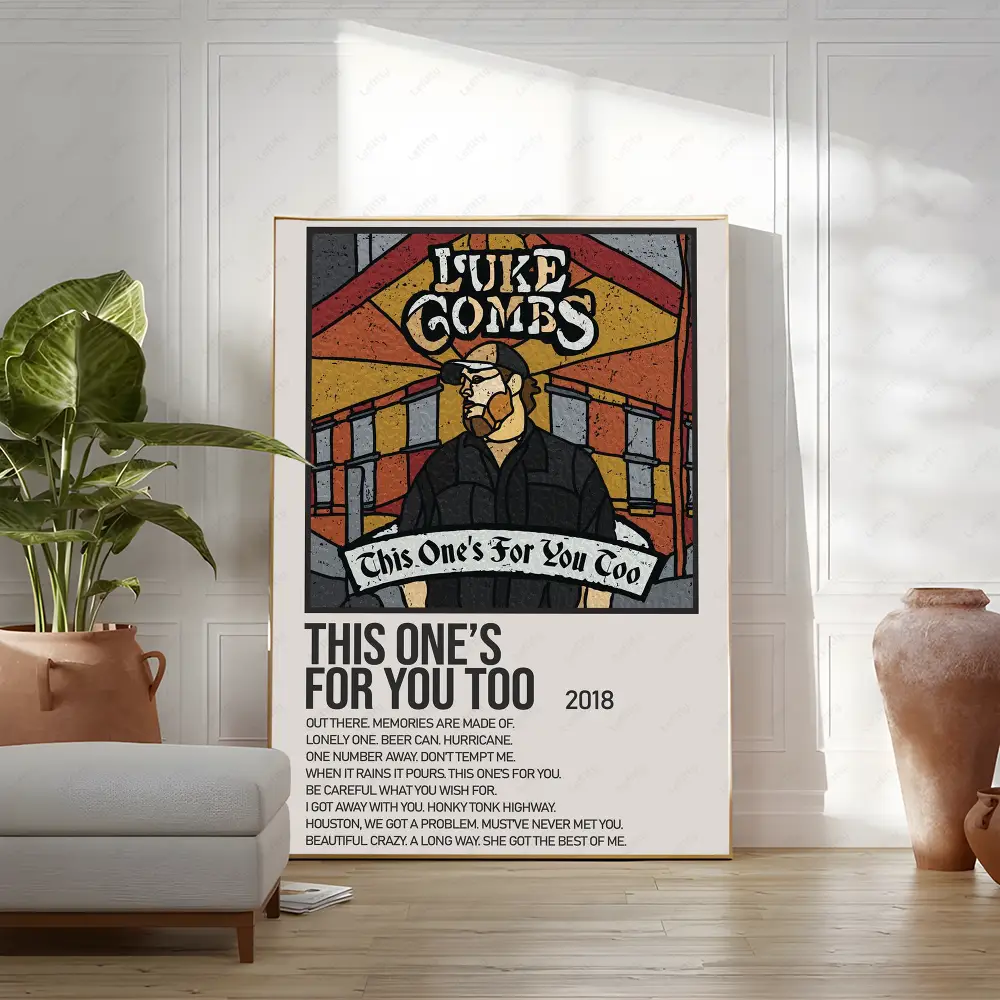 Hip Hop Rapper Music Album Zach Bryan Poster Wall art print art suitable for living room bedroom bar parlor home decoration gift