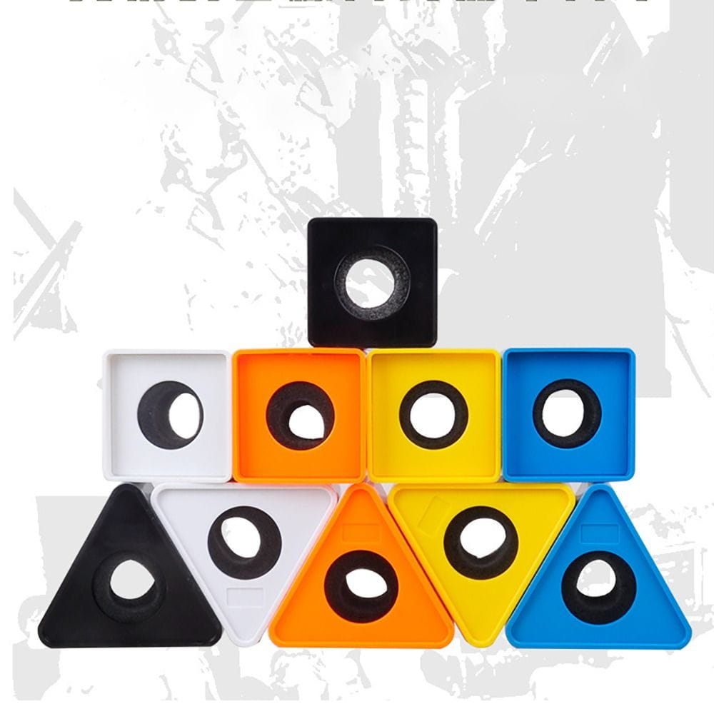 Square/Triangular Shaped Interview KTV Mic Microphone Logo Flag Stand Square Cube Shape Microphone Interview