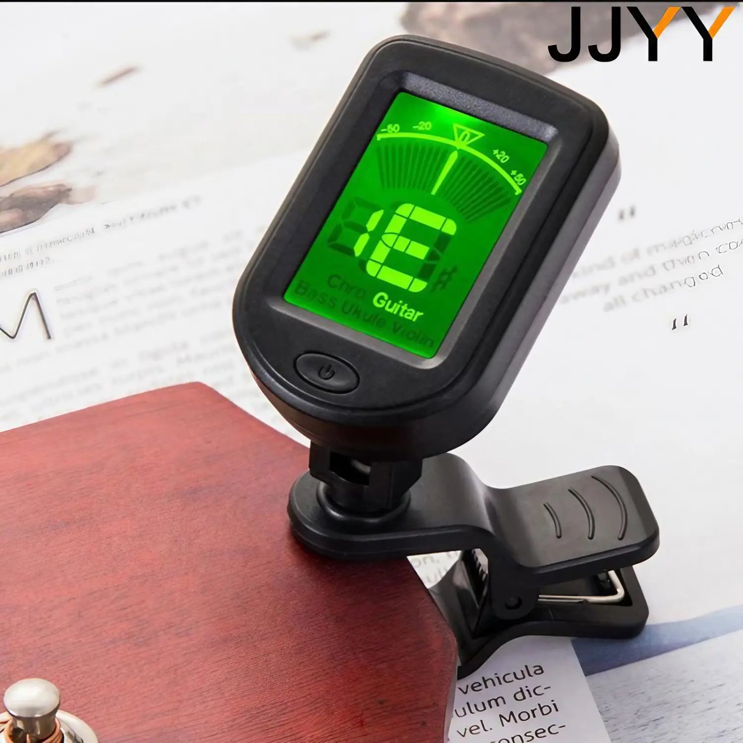 Clip-On Digital Guitar Tuner 360 Degree Rotatable LCD Guitarra Tuner Portable Universal LCD Display Digital Tuner Musical