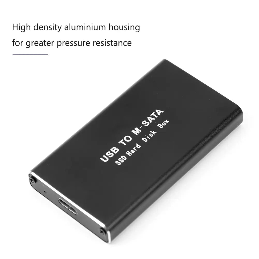 mSATA To USB 3.0/3.1 SSD Enclosure External HD Hard Drive Disk Box Storage Case Adapter