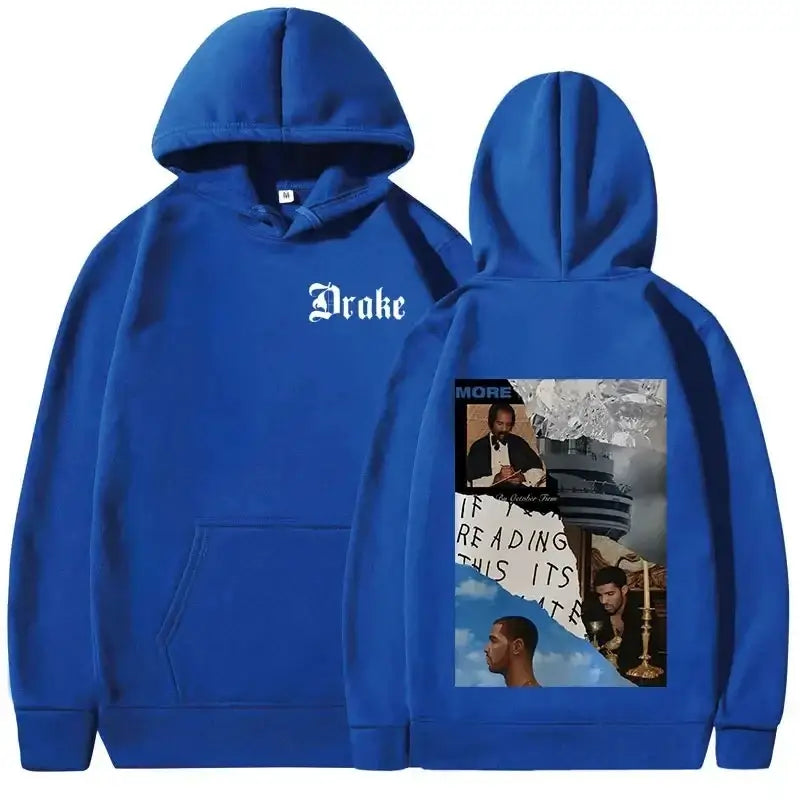 Pullovers Rapper Drake Music Album Cover Graphic Men’s Fashion Hip Hop Vintage Hoodies Y2k Sweatshirts Spring Autumn Hoodies