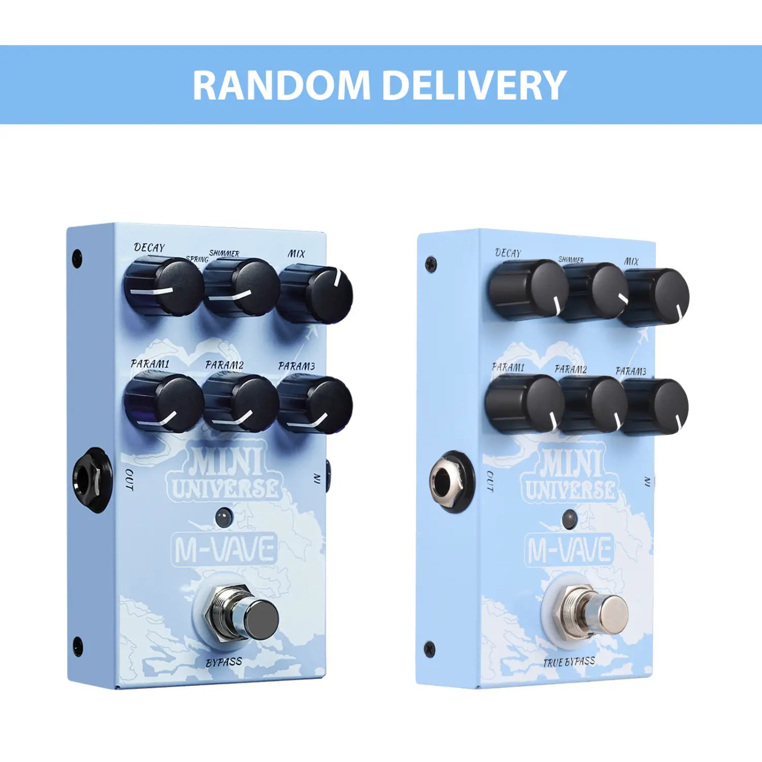 M-VAVE Guitar Effect Pedal Digital Reverb Pedal Digital Modeling Reverberation Effector with 9-Mode Reverb Selection for Guitar
