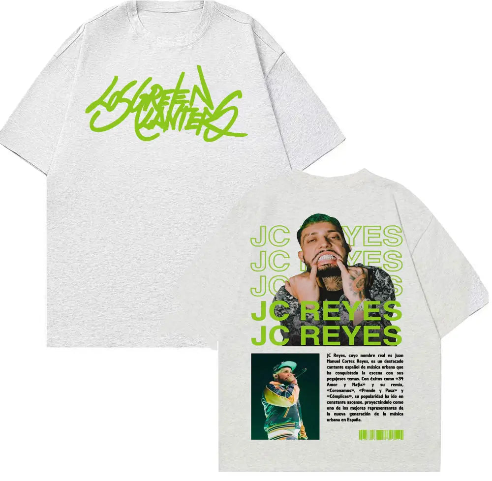 Rapper Jc Reyes Album Tour 2025 Graphic T Shirts Men Women Fashion Hip Hop Retro T Shirt Fashion Casual Cotton Oversized T-shirt