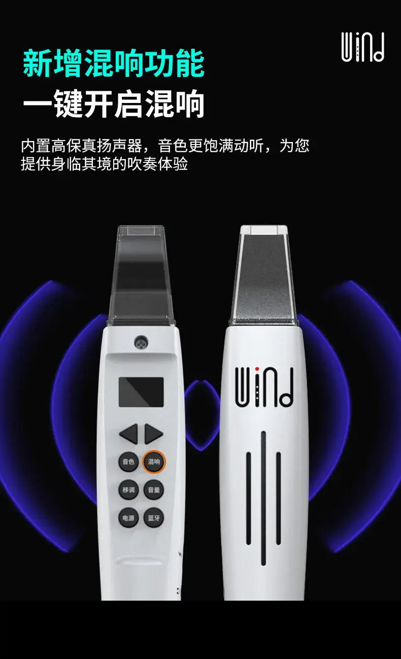 Mini Digital Pocket Flute Wind Wood Instrument Imitation of Various Musical Instrument Sounds Music Entertainment