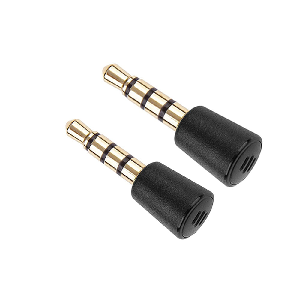 3PCS Microphone 3.5mm Audio Metal Plug Portable Recording Gamepad Live Broadcast Microphone High-quality for PS4 Laptop Phone