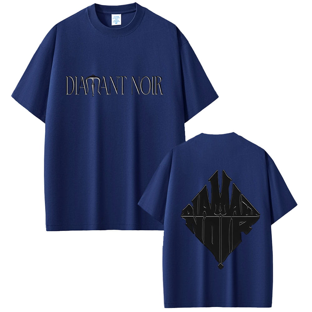 Rapper WeRenoi Diamant Noir Graphic T-shirt Men Women Hip Hop Fashion Pop Music T-shirts Male female Casual Vintage T Shirt