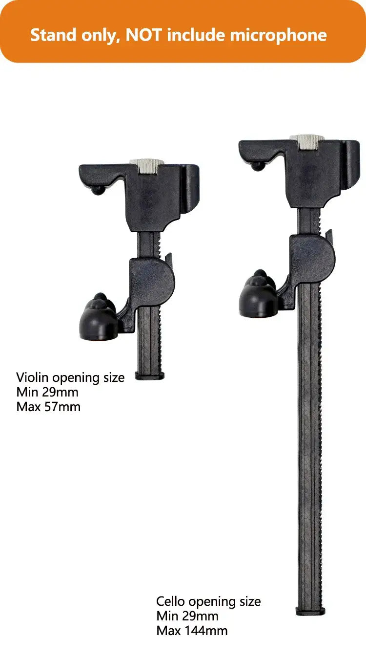Musical Instrument Microphone Clip Condenser Microphone Universal Holder Clip for Violin Mandolin Cello and Acoustic Guitar