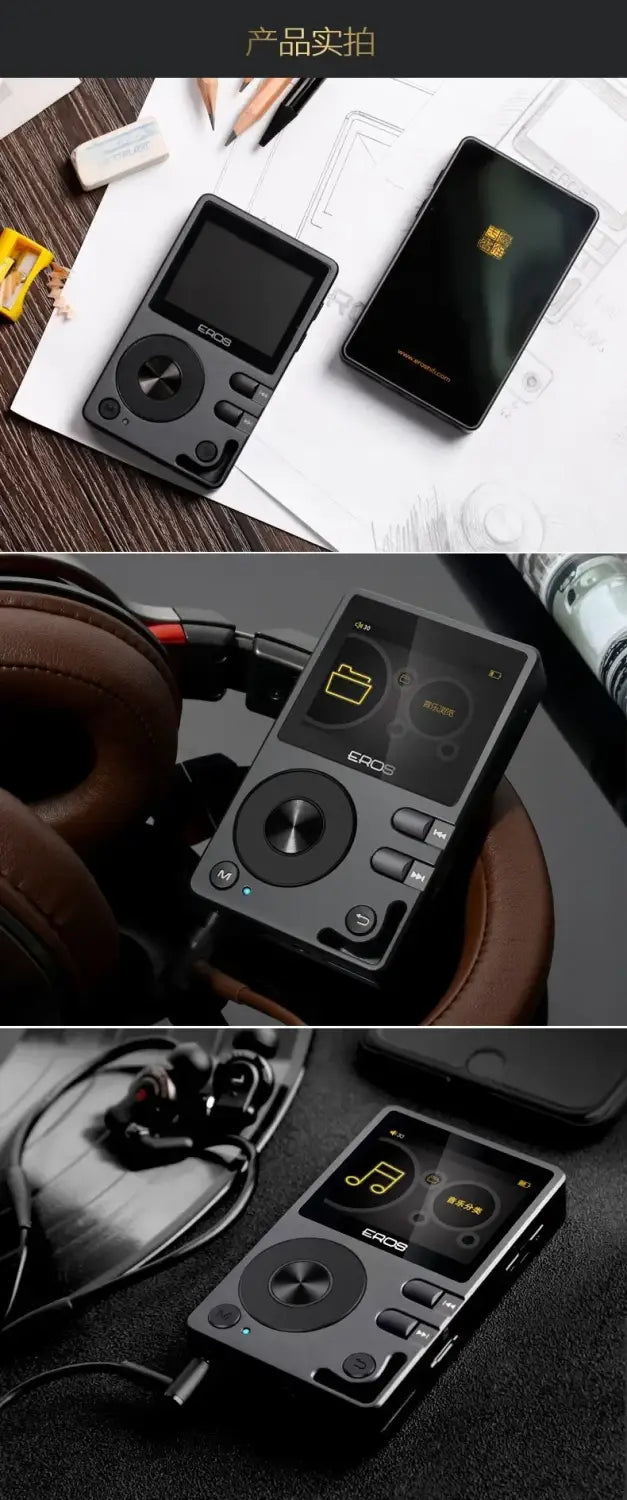 Brand Aigo EROS Q High-quality DSD64 Bluetooth 4.2 Portable Audio Lossless Hifi Music Player USB DAC Support 32G TF Card